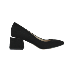 półbuty damskie na obcasie Kornecki 6829 czarne
