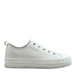 BigStar NN274847 damskie białe trampki skóra ekologiczna