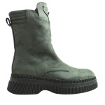 Zamszowe damskie trapery BC0931-9 zielone Sandway  