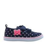 Buciki dla dziewczynki Atletico JC-1041 kropki granat 