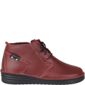 bordowe botki Ost 072/M