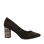 Eleganckie czółenka damskie SergioLeone PB414 choco mix