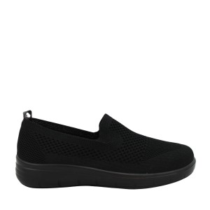 Wsuwane półbuty tekstylne Dr.Jan MD26-46 slip-on czarne