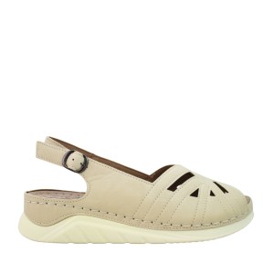 Eleganckie sandały damskie Dr.Jan MD26-45D beżowe