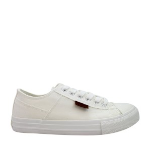 Klasyczne białe trampki materiałowe Lee Cooper 26-02-4046 białe