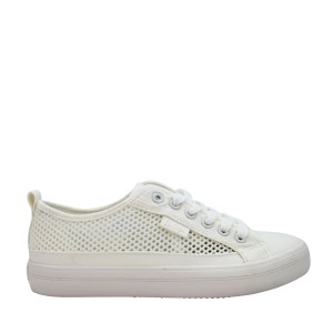 Przewiewne trampki z siateczką Lee Cooper 26-02-4066 białe