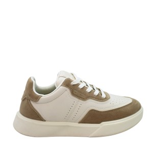 Stylowe buty sportowe wiązane damskie BigStar UU274275 beżowo-brązowe
